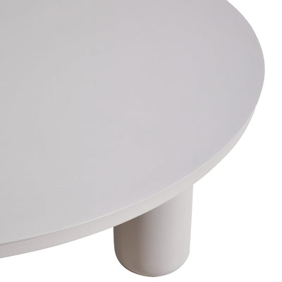 Haldor Taupe Round Outdoor Coffee Table Outdoor 