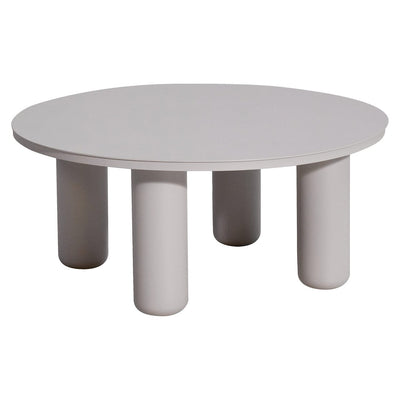 Haldor Taupe Round Outdoor Coffee Table Outdoor 