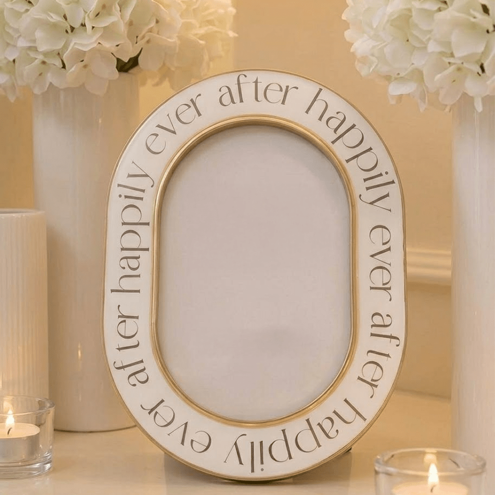 Happily Ever After Oval Photo Frame - 4x6" Accessories 