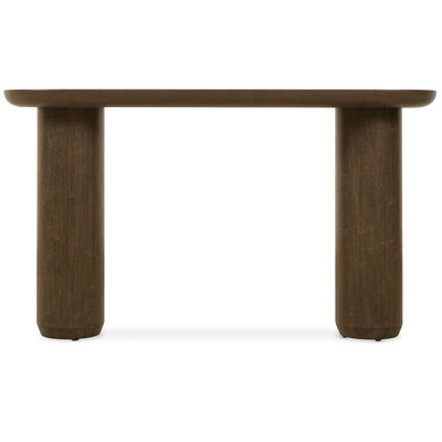 Henman Walnut Oval Console Table Furniture 