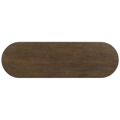 Henman Walnut Oval Console Table Furniture 