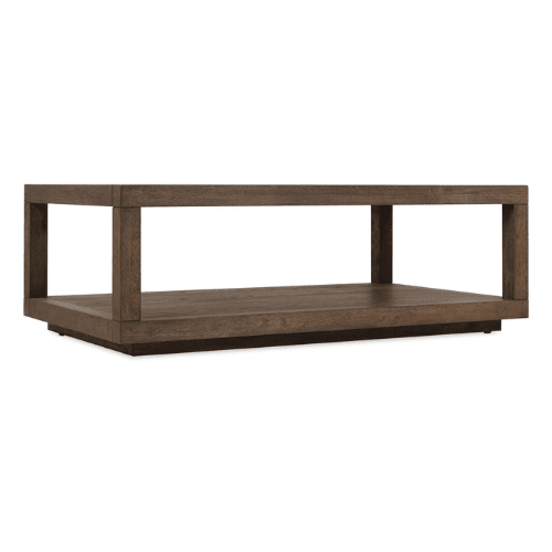 Henman Walnut Rectangular Coffee Table Furniture 