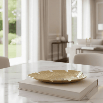 Hesille Gold Leaf Decorative Dish Accessories 