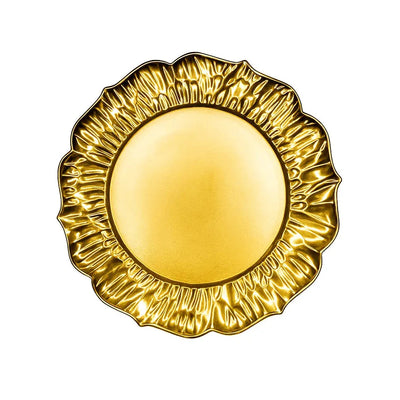 Hevenne Gold Flower Charger Plate Accessories 