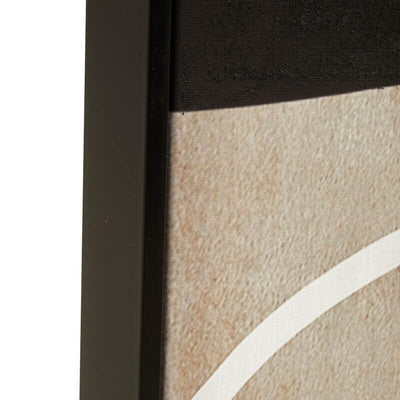 Highclere Neutral & Black Abstract Canvas Wall Art - Set of 2 Accessories 
