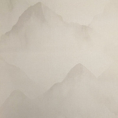 Horizon Neutral Textured Misty Mountains Wallpaper Home Improvement 