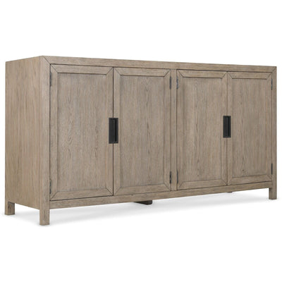 Hudson Greige Wooden 4 Door Sideboard Furniture 