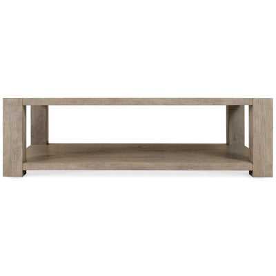 Hudson Greige Wooden Two Tier Rectangular Coffee Table Furniture 