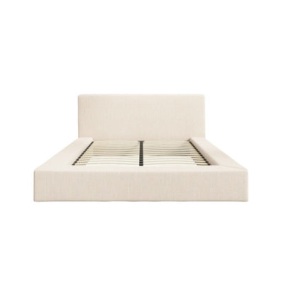 Hudson White Twill Super Soft Bed Beds and Headboards 