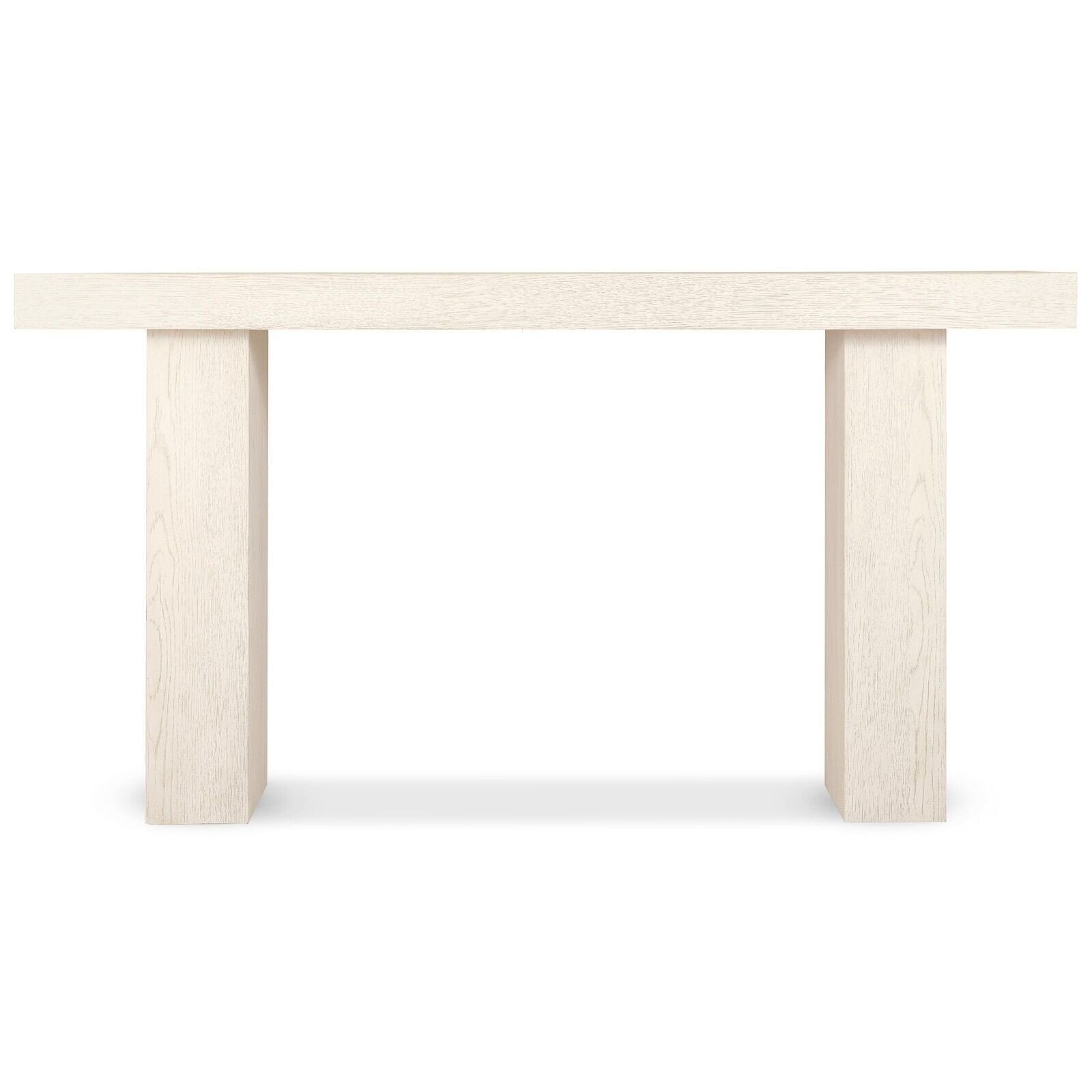 Hudson White Washed Wood Console Table Furniture 