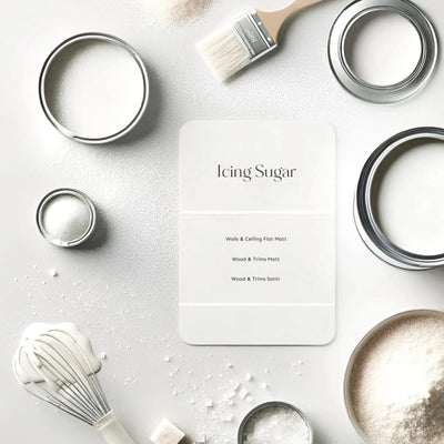 Icing Sugar White Walls & Ceilings Washable Flat Matt Paint - 2.5L Home Improvement 