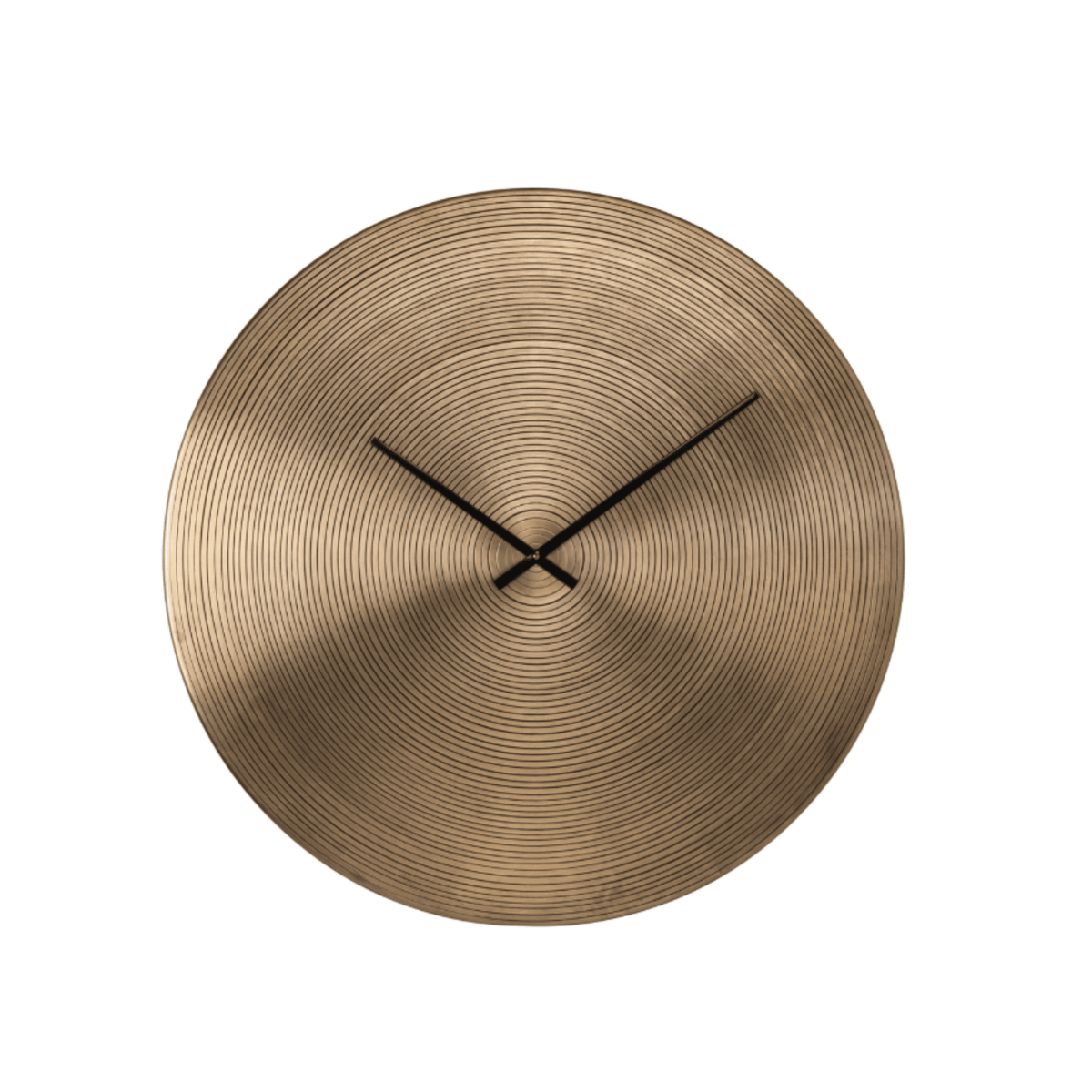 In Stock - Berlin Round Gold Wall Clock Accessories 
