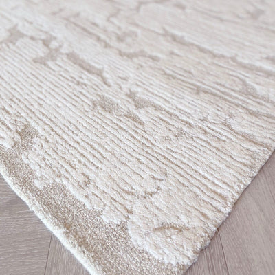 In Stock - Braelyn Ivory & Taupe Abstract Rug - 259 x 351cm 