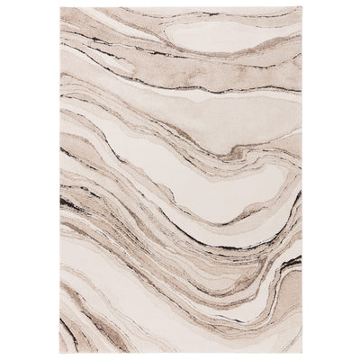 In Stock - Casoria Cream & Beige Marble Effect Rug - 160x230cm Textiles 