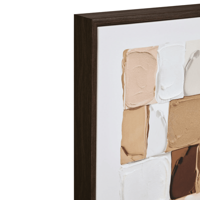 In Stock - Cromwell Neutral Textured Canvas Wall Art 