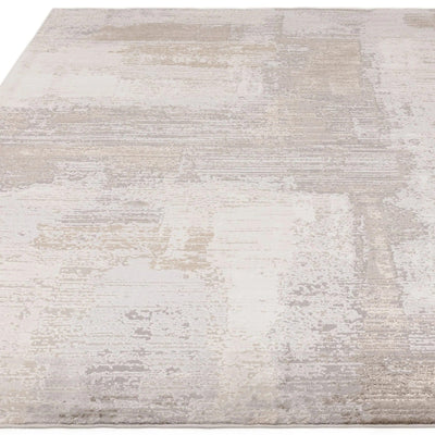 In Stock - Envie Neutral Abstract Patterned Rug- 120 x 170cm Textiles 