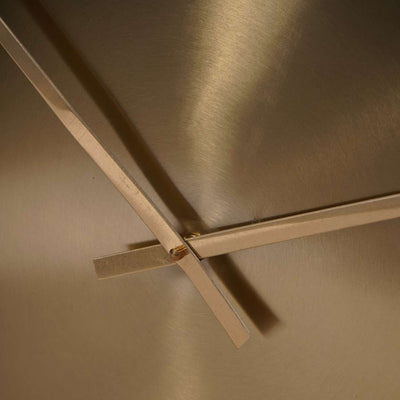 In Stock - Laylani Brass & Black Medium Wall Clock Accessories 