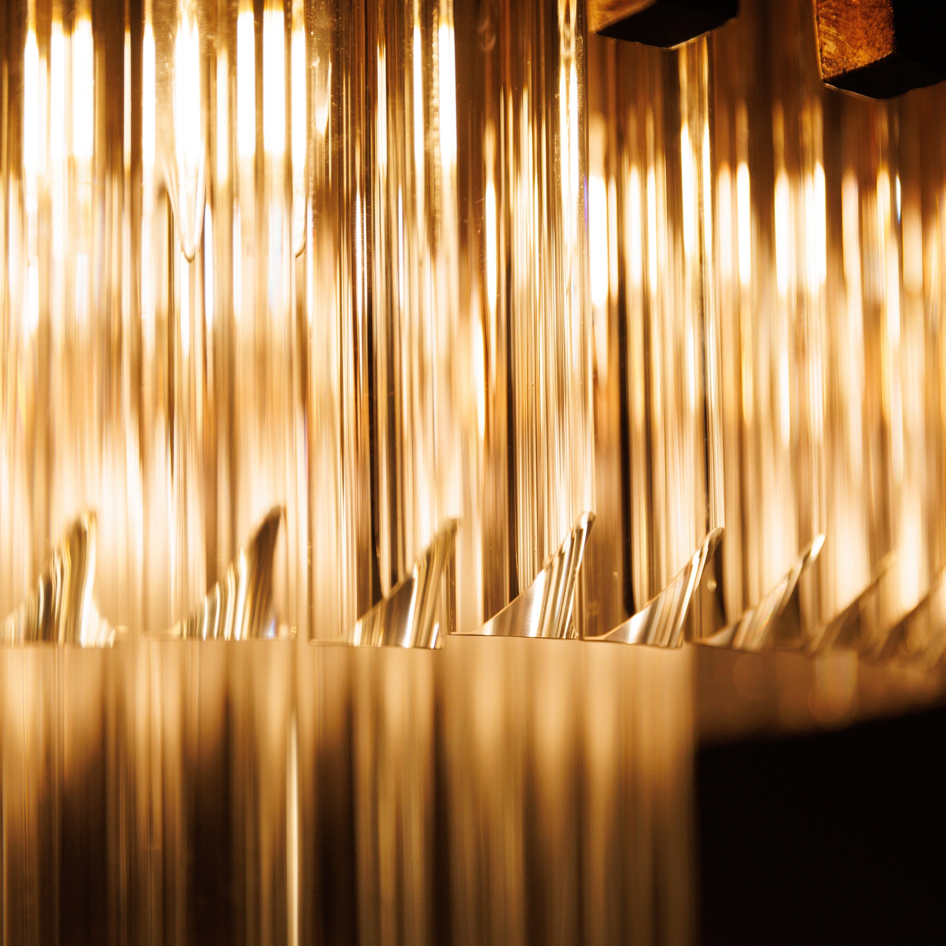 In Stock - Legacy Premium Bronze & Glass Large Chandelier Lighting 