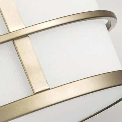 In Stock - Millie Painted Brass 3 Light Semi-Flush Ceiling Light Lighting 