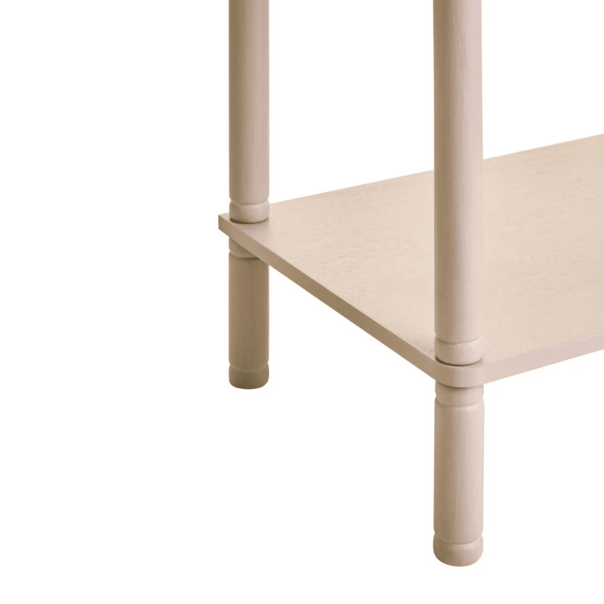 In Stock - Nydia Cream Ribbed 1 Drawer Bedside Table Furniture 