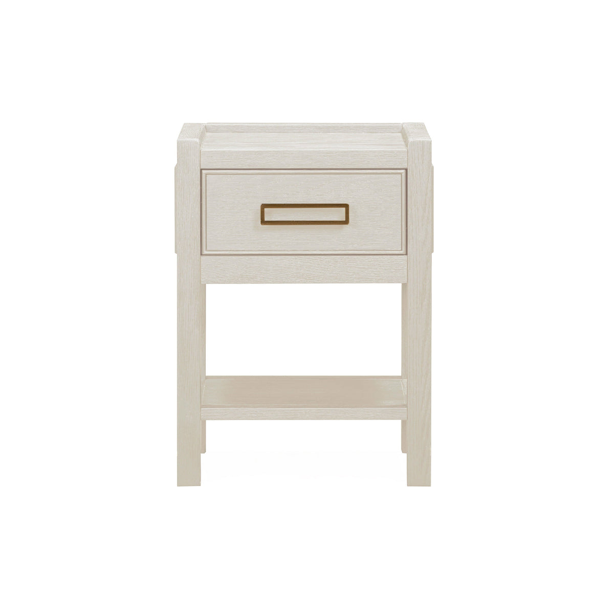 In Stock - Soho Cream Oak Veneer 1 Drawer Bedside Table Furniture 