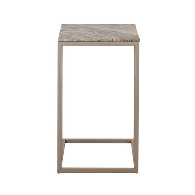 In Stock - Sylvaine Taupe & Marble Sofa Table Furniture 