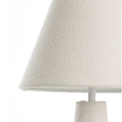 In Stock - Zaylee Luxury Cream Boucle Table Lamp Lighting 
