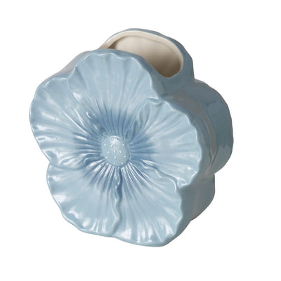 Indra Blue Flower Decorative Vase Accessories 