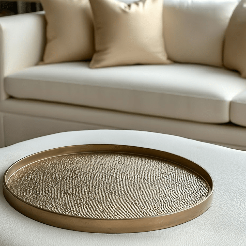 Ingrid Antique Bronze Textured Tray Accessories 