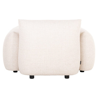 Jae Cream Upholstered Outdoor Lounge Chair Outdoor 