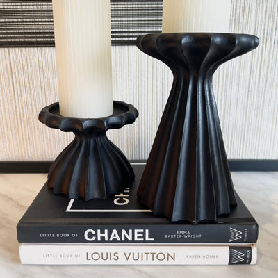 Jozette Mini Black Decorative Candle Holder Accessories 