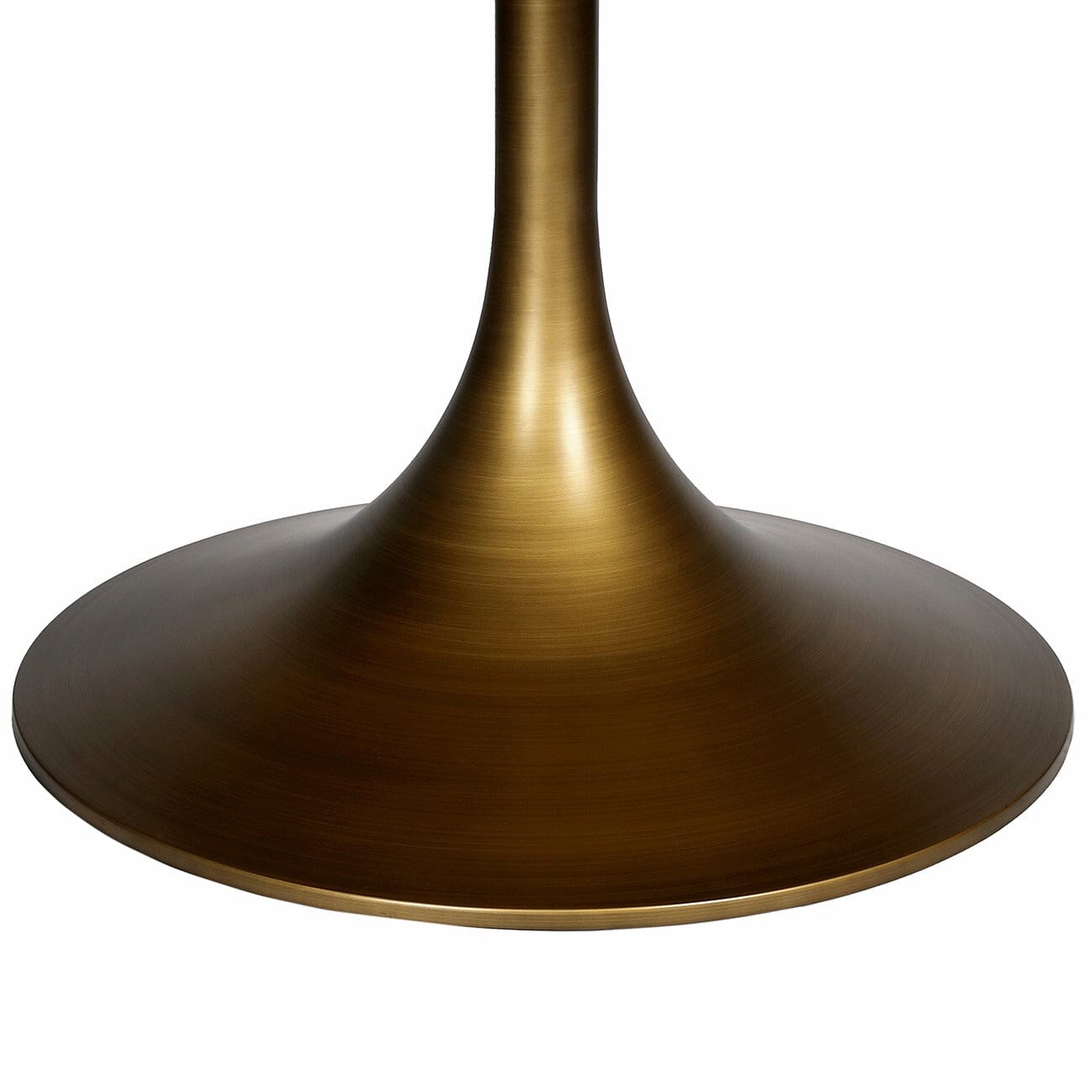 Juliette Brushed Brass Round Dining Table Furniture 