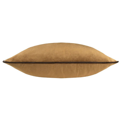 Juniper Caramel & Chocolate Velvet Cushion - 45 x 45cm Textiles 