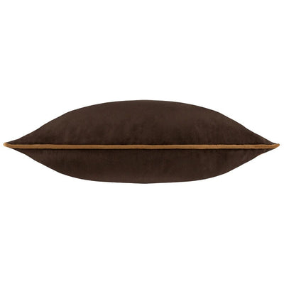 Juniper Chocolate & Caramel Velvet Cushion - 45 x 45cm Textiles 