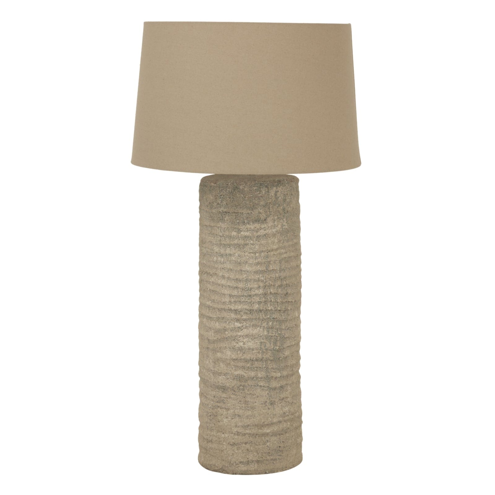 Kanoa XL Textured Ceramic Neutral Table Lamp Lighting 