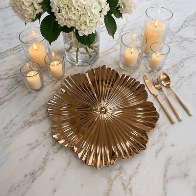 Katiana Gold Flower Placemat Accessories 