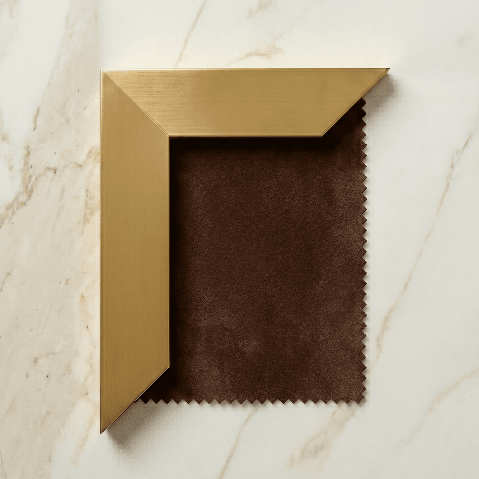 Kensington Cocoa & Gold Premium Abstract Headboard Beds and Headboards 