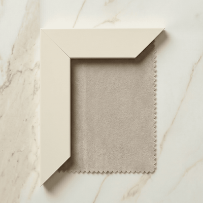 Kensington Grey & Off White Premium Abstract Headboard Beds and Headboards 