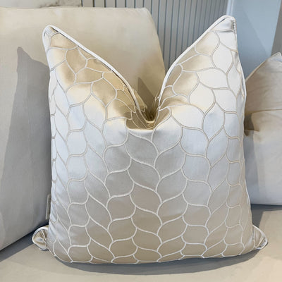 Kyoto Shell Textured Patterned Cushion- 50x50cm 