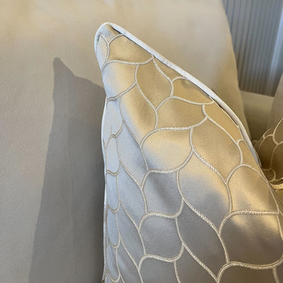 Kyoto Shell Textured Patterned Cushion- 50x50cm 