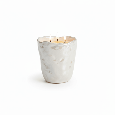 Laguna Cream Pearlescent Decorative Candle Fragrance 
