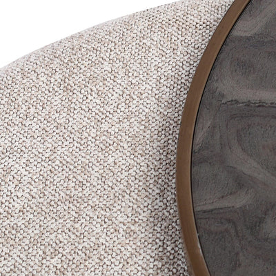 Lancaster Bronze Ripple Effect Coffee Table with Nesting Pouffe Furniture 
