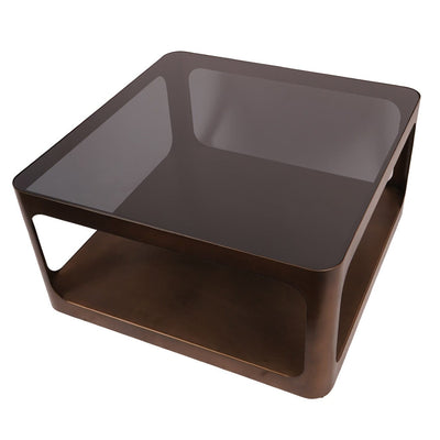Lani Bronze Coffee Table with Smoked Glass Top Furniture 