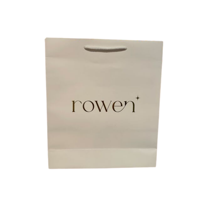 Large Rowen White & Gold Gift Bag 