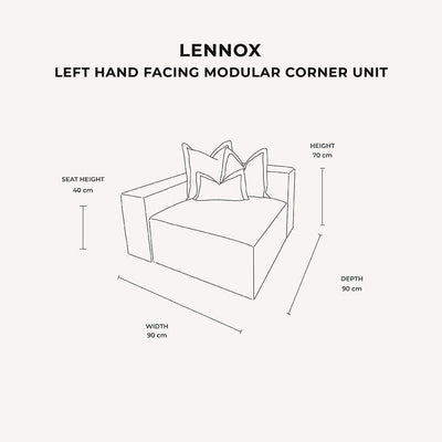 Lenox Silver Velvet Pillow Back Modular Sofa Range MTO Sofa 
