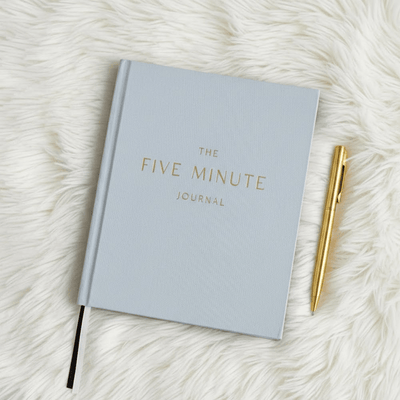 Light Blue 5 Minute Journal Accessories 