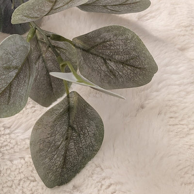 Light Green Dusted Faux Eucalyptus Single Stem Accessories 