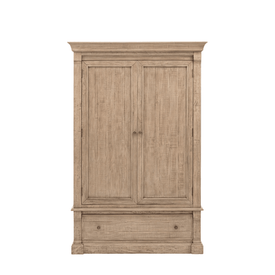 Lilliana Luxury 2 Door Wardrobe with Brass Handles Furniture 