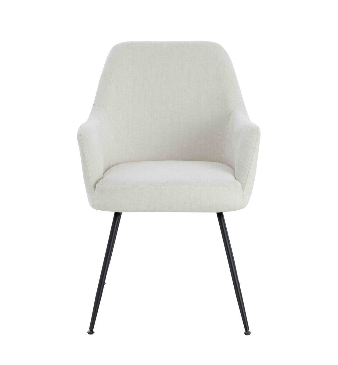 Liza Cream Textured Dining Chairs - Set of 2 Furniture 