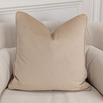 London Champagne Feather Filled Cushion - 46x46cm Textiles 
